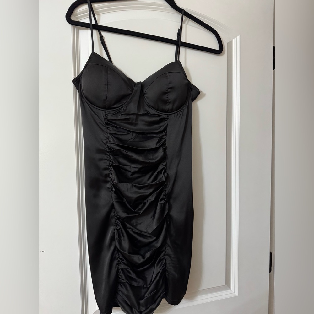 Lulus black mini dress.